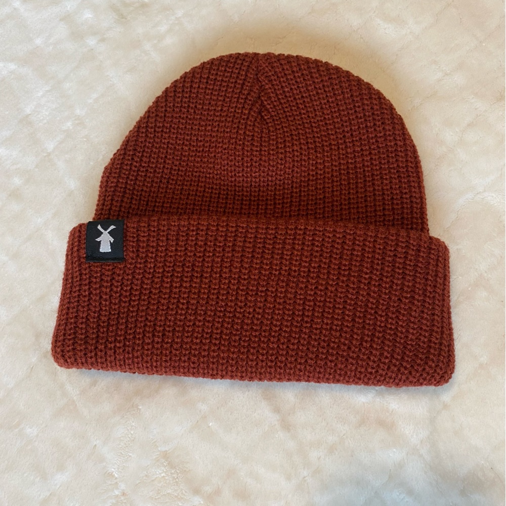 Official Dutch Bros merch maroon beanie